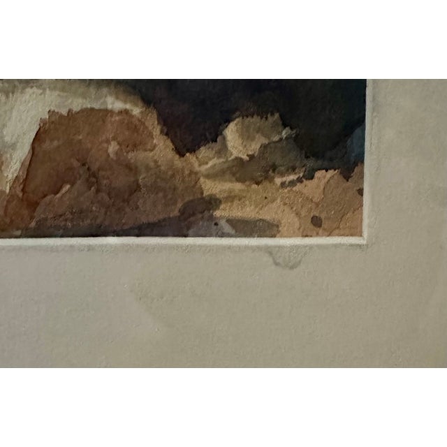 Late 20th Century Late 20th Century “Ohanapecosh” Watercolor by Nw Artist Marianne Harlor For Sale - Image 5 of 9