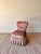 Vintage Sweetheart Pink Velvet Boudoir Vanity Chair For Sale - Image 4 of 6