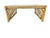 Vintage Bamboo Square Glass Top Coffee Table For Sale - Image 4 of 8
