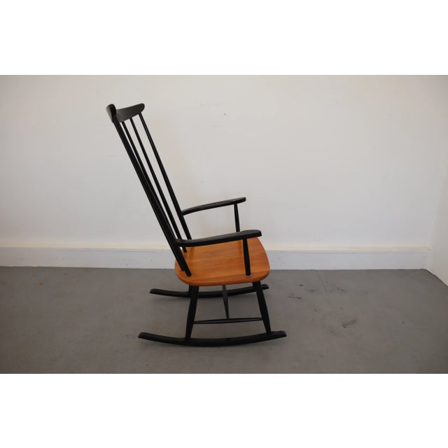 Mid-Century Rocking Chair by Ilmari Tapiovaara, 1960s For Sale - Image 9 of 14