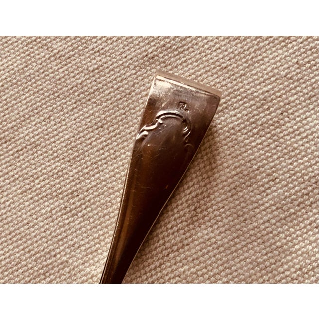 Art Deco Early 20th Century French Christofle Silver Plate Tongs - Art Nouveau/Deco Hybrid Design For Sale - Image 3 of 12