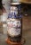 Add color, movement, and exotic character to a console or center table with this unusual vintage Chinese porcelain vase....
