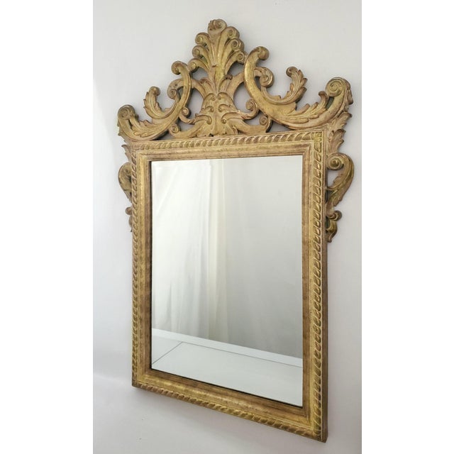 Giltwood Wall Mirror by John Richard 1990s | Chairish