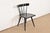 Mid-Century Modern Paul McCobb Planner Group Mid-Century Modern Black Lacquered Spindle Back Dining Chair, Newly Refinished For Sale - Image 3 of 11