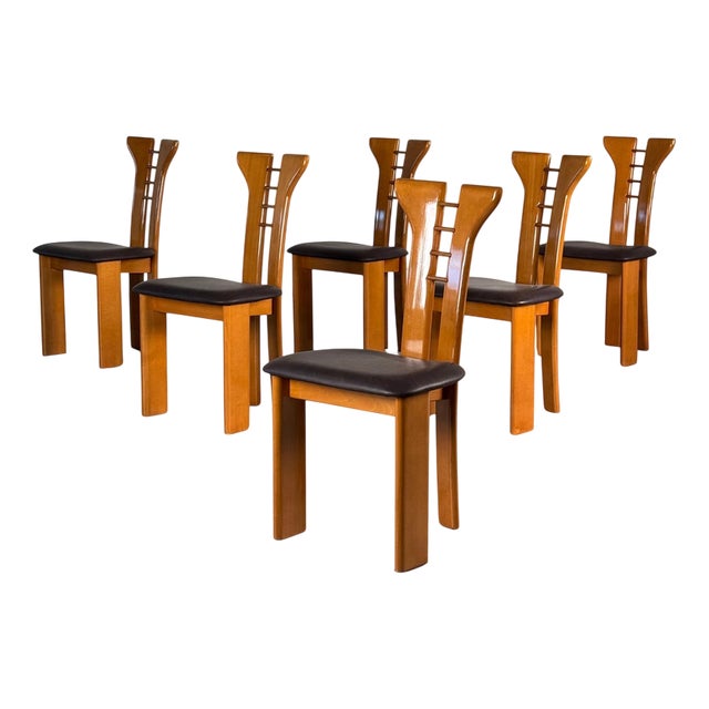 Dining Chairs attributed to Pierre Cardin for Rimaldi, Late 1970s, Set of 6 For Sale