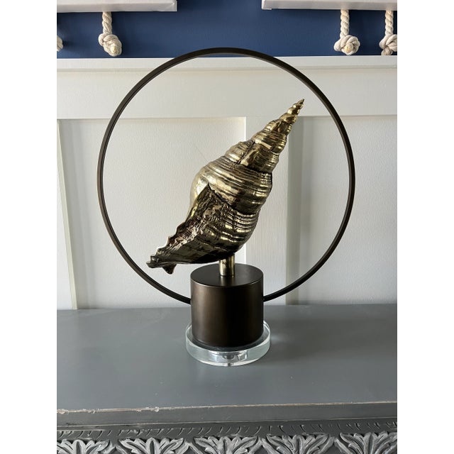 Modern Modern Coastal Chic Seashell Statue For Sale - Image 3 of 12