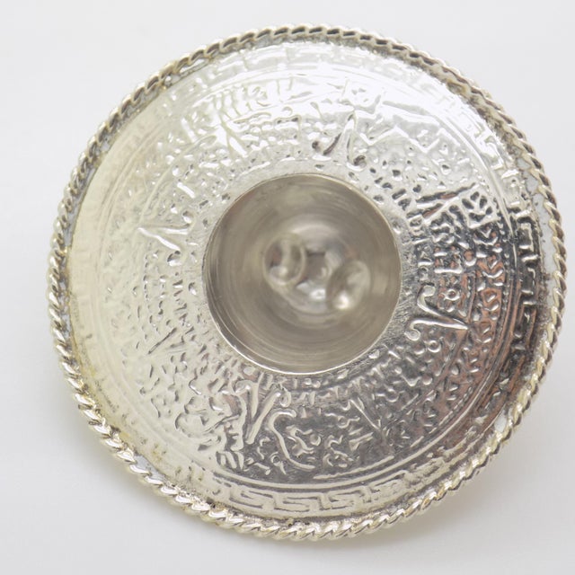 Silver Vintage Mexican Handmade Genuine Sterling Silver 925 Traditional Sombrero Hat Figurine, 1970s For Sale - Image 8 of 13