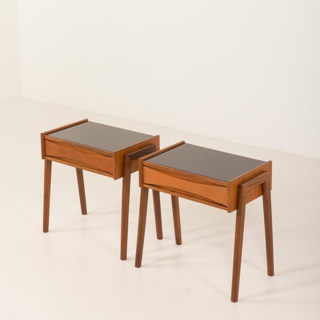 Vintage Danish Bedside Tables in Teak, 1960s, Set of 2 For Sale - Image 12 of 12