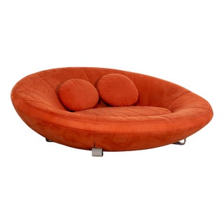 Orange Fabric DS 152 2-Seater Sofa from de Sede For Sale