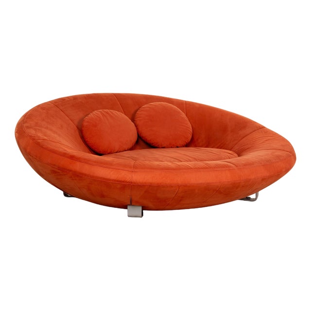Orange Fabric DS 152 2-Seater Sofa from de Sede For Sale