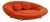 Orange Fabric DS 152 2-Seater Sofa from de Sede For Sale