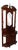 Antique Art Nouveau Mahogany Wardrobe with Beveled Mirror, Chest of Drawers, and Umbrella Stand, 1920s For Sale