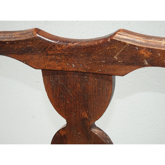 Set of Eight Vintage French Country Rush Seat Dining Chairs For Sale - Image 11 of 16