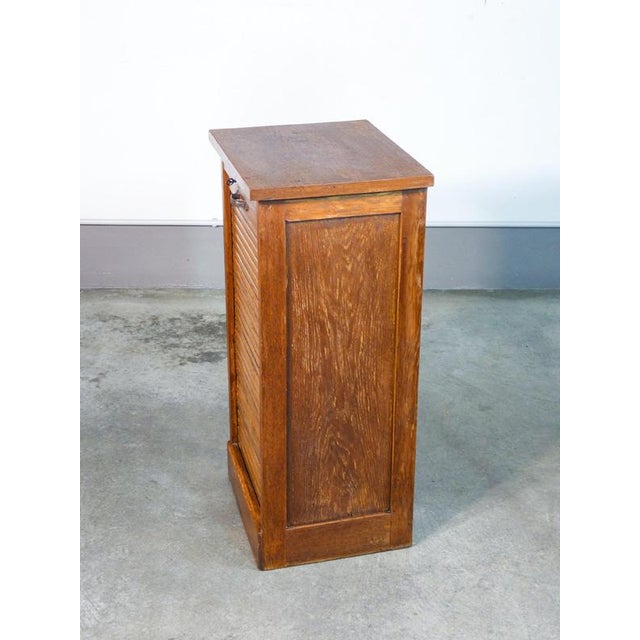 Oak Shutter Cabinet, 1900s For Sale - Image 16 of 18