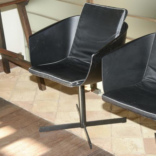Animal Skin Strip Chairs in Polypropylene by Carlo Colombo for Poliform, 2000s, Set of 3 For Sale - Image 7 of 9