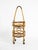 1950s Mid-Century Italian Bar and Serving Trolley Made of Bamboo with Wheels, 1950s For Sale - Image 5 of 18