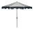 Resistant Fashion 9 Ft Auto Tilt Umbrella in Beige & Navy For Sale