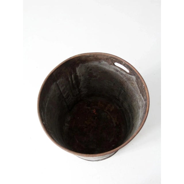 Vintage Industrial Storage Can on Castors For Sale - Image 9 of 12