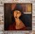 After Modigliani - Portrait of a Girl w/ Hat & Necklace -1930s Oil painting Italian School Mid century modern...