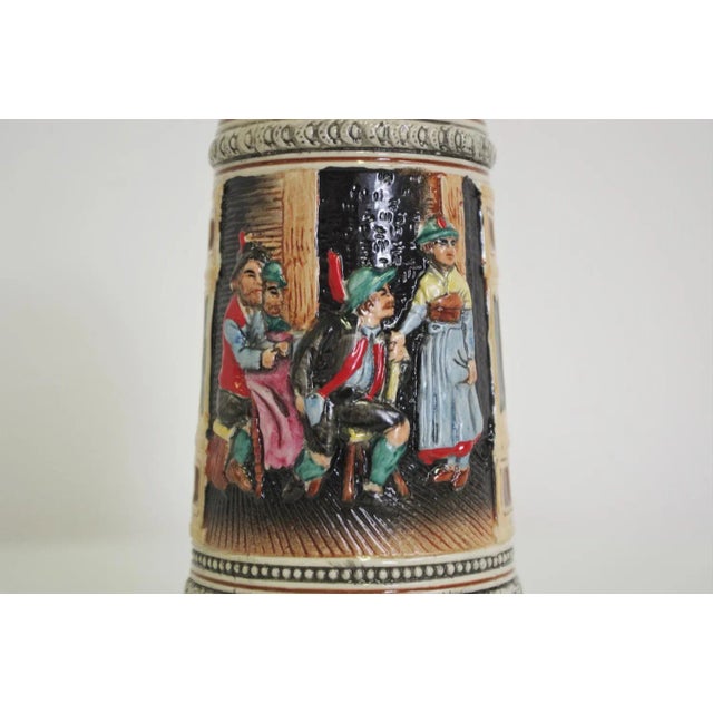 Porcelain Beer Mugs, 1980s, Set of 3 For Sale - Image 4 of 12