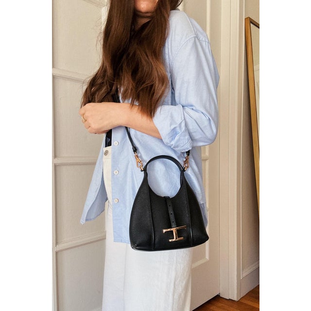 Animal Skin Tod’s T Timeless Mini Bag For Sale - Image 7 of 10