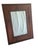 Wood 19th Century American Empire Flame Mahogany Ogee Wall Mirror For Sale - Image 7 of 9