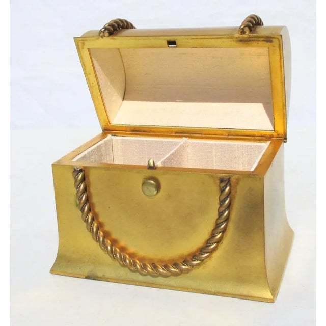 French Gilt Metal Perfume Chest Circa 1850s For Sale - Image 4 of 8