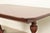 Baker Furniture Style Georgian Mahogany Double Pedestal Extension Dining Table, Newly Refinished For Sale - Image 12 of 18