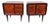 Vintage Teak Nightstands by Paolo Buffa, 1940s, Set of 2 For Sale