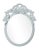 Contemporary Fleur Home Garden District Thalia Oval Mirror in Parma Gray, 28x39 For Sale - Image 3 of 3