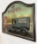This delightful vintage wall plaque captures the nostalgic charm of a bygone era, featuring a hand-painted relief scene of...