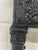 Late 19th Century 19th-Century Ornate Fluted Cast Iron Fireplace Frame & Summer Grate Assembly For Sale - Image 5 of 8