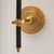 Modern Thomas O'Brien for Visual Comfort Signature Bryant Wrapped Sconce in Hand-Rubbed Antique Brass and Chocolate Leather with Chocolate Leather Shade For Sale - Image 3 of 10
