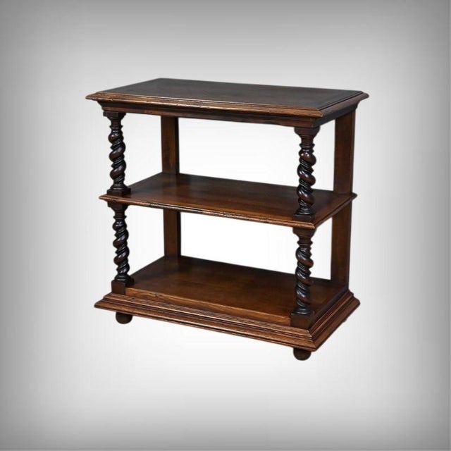 Louis XIII Style Oak Side Table, Early 20th Century For Sale - Image 14 of 14