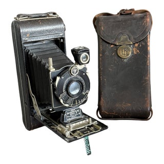 Antique 1914 Kodak Autographic 1a Series III Camera With Case For Sale