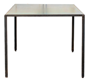 Iron and Galvanized Sheet Metal Table by Toni Cordero, 1980s