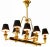 French 8 Light Chandelier For Sale - Image 4 of 6