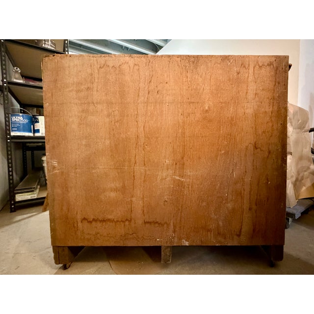 Antique Primitive Wood Cabinet For Sale - Image 9 of 9