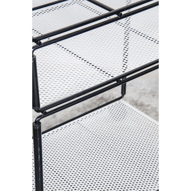 1980s Vintage Serving Trolley attributed to Tjerk Reijenga for Pilastro, 1980s For Sale - Image 5 of 9
