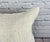 Turkish 20 x 20 Hemp Pillow Turkish Cushion Natural Grayish White Pillow Cushion Cover For Sale - Image 3 of 4