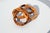 Mid-Century Modern Mid 20th Century Burnt Bamboo Napkin Rings - Set of 4 For Sale - Image 3 of 8