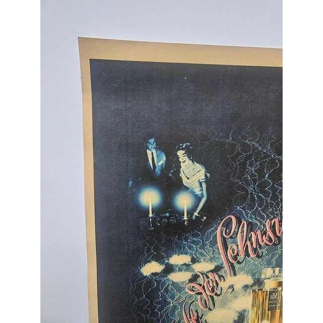 1930s Art Deco Parfume Le Galion Advertising Poster, France, 1940s For Sale - Image 5 of 8