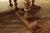 80 to 102 Oversized Walnut Planked Jupe Table With Self-Storing Leaves Seats 8-12 People For Sale - Image 9 of 18