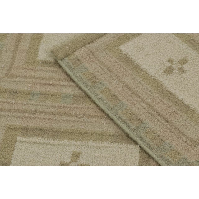 Contemporary Scandinavian Style Panel Geometric Rug by Rug & Kilim, India For Sale - Image 10 of 10