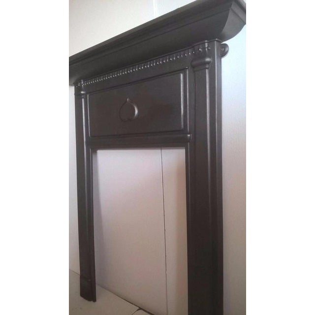 Edwardian Arts and Crafts Cast Iron Fireplace Surround, 1908 For Sale - Image 9 of 13