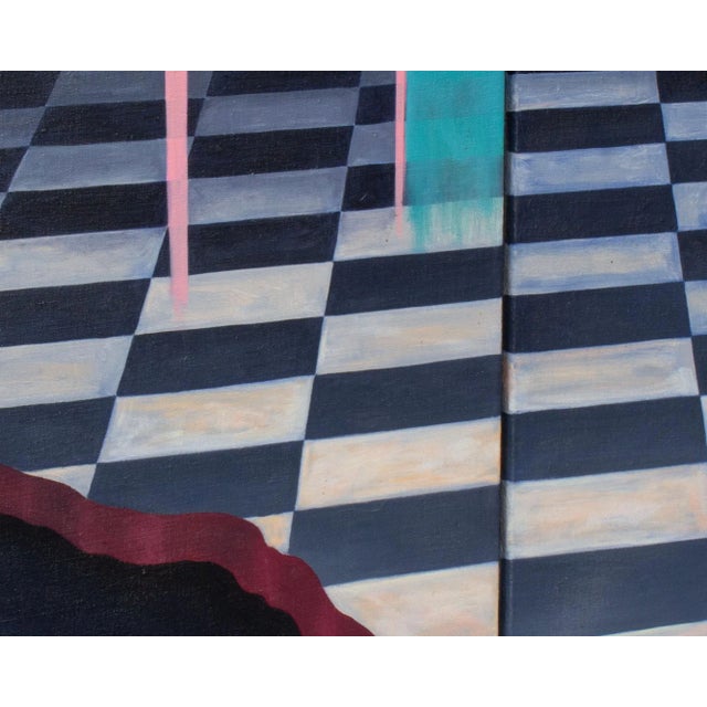 1992 “Kepler/Paradox #1” Monumental Acrylic on Canvas Painting by Kim Krause For Sale - Image 10 of 10