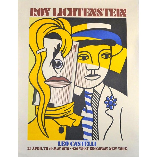Paper Leo Castelli Gallery Lichtenstein Exhibition Poster For Sale - Image 7 of 7
