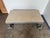 Early 20th Century French Bronze Figural Coffee Table With Travertine Top For Sale - Image 5 of 10