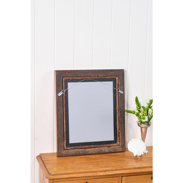 English 19th Century Birds Eye Maple Frame With Mirror For Sale - Image 3 of 3