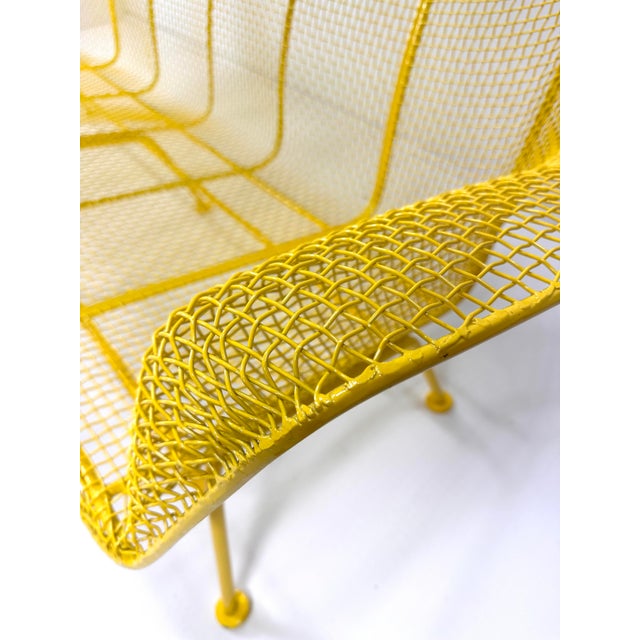 1950s Yellow "Sculptura" Collection Sofa by Russell Woodard For Sale In Boston - Image 6 of 9